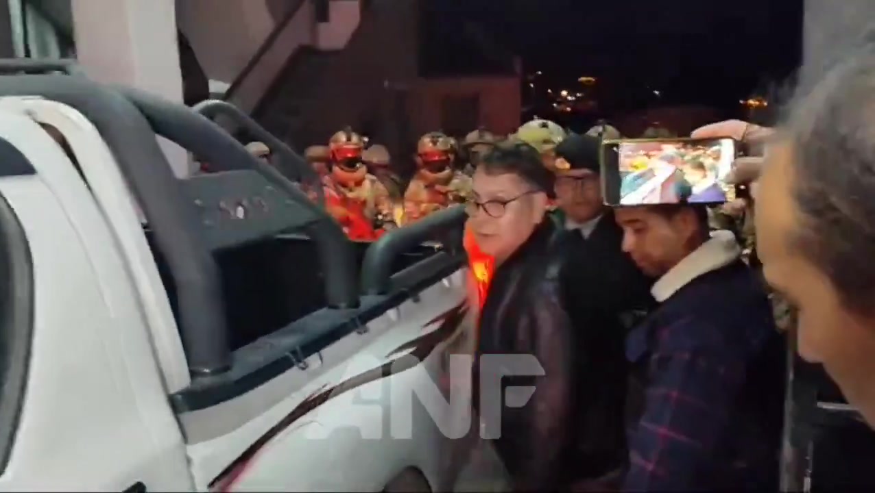 Bolivian General Zuñiga was arrested this evening whilst talking to the press, he claimed that the 'coup' today was done on the instruction of the president to boost his popularity