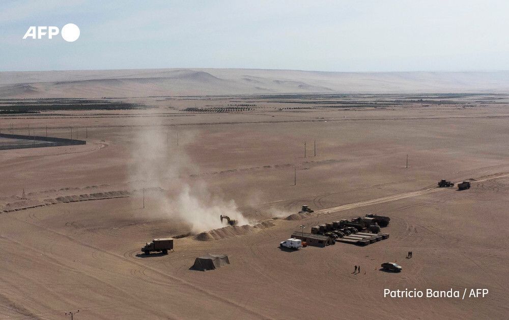 Chile starts building border barriers with Peru, Bolivia to curb immigration. Trenches about three meters deep (10 feet) are planned for Arica and other areas on the border with Bolivia